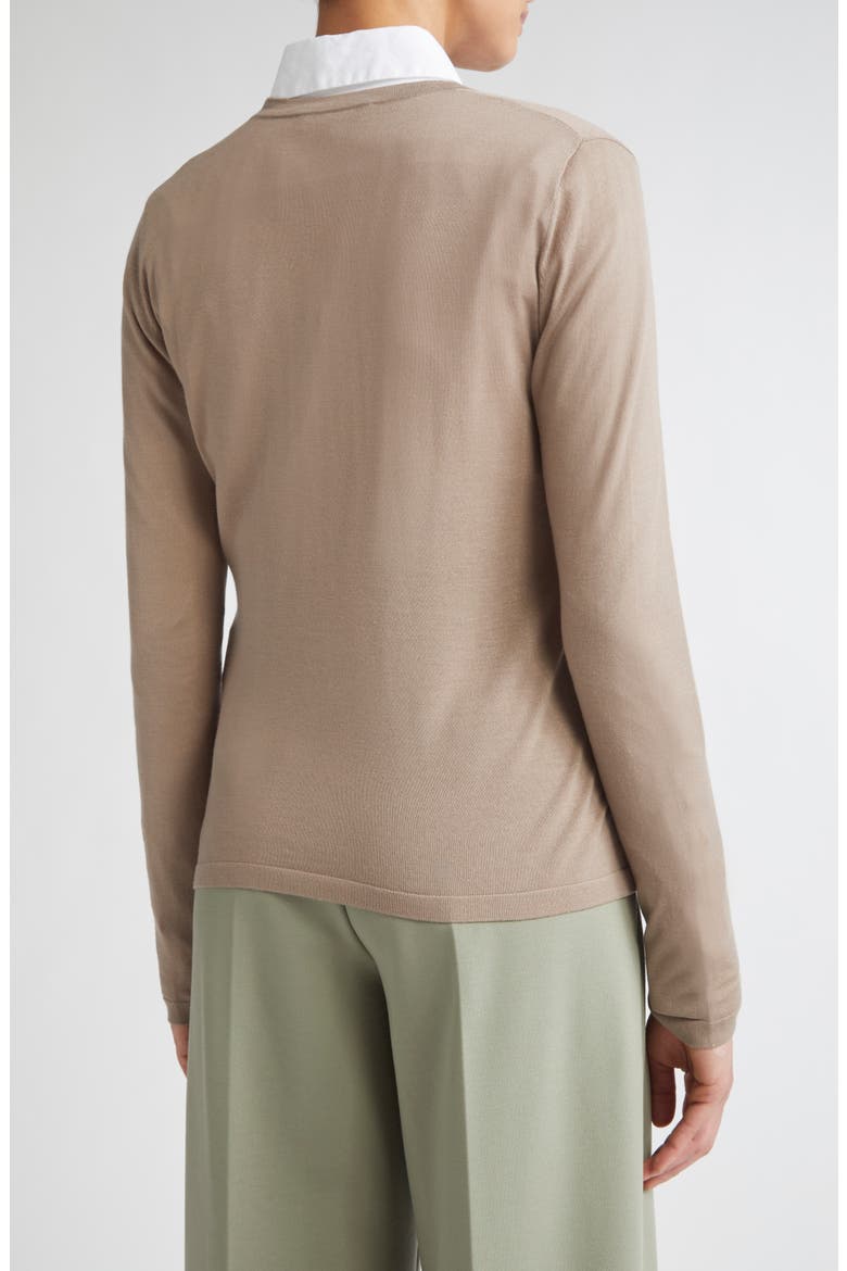 Kenya Virgin Wool Cardigan, Alternate, color, TURTLEDOVE