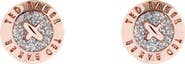 Ted Baker Eisley Enamel Mini Button Stud Earrings