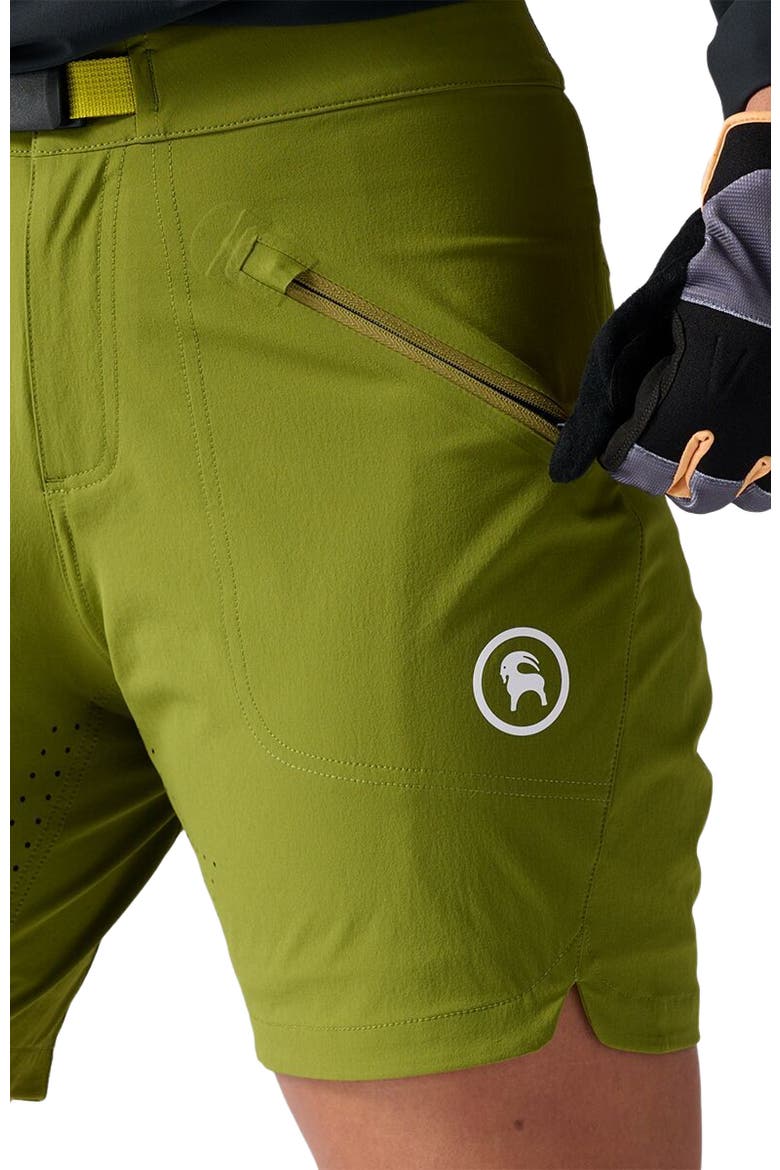 Slickrock 7In Bike Short - Women's, Alternate, color, Calla Green