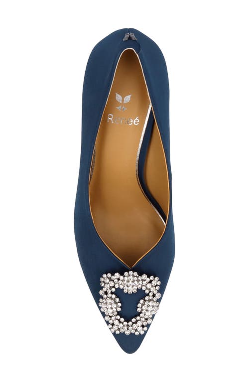 J. Reneé Ezara Pointed Toe Pump In Blue