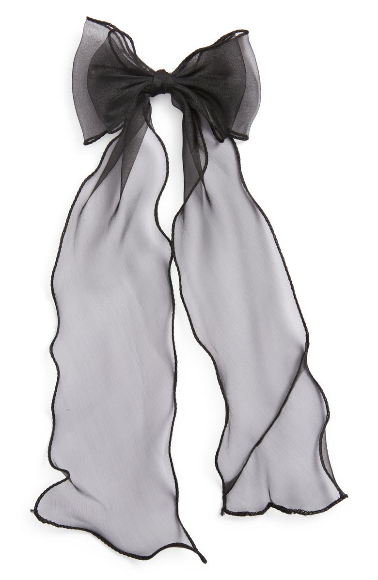 BP. Chiffon Bow Barrette, Main, color, 