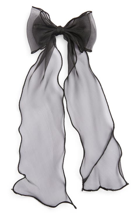 Chiffon Bow Barrette