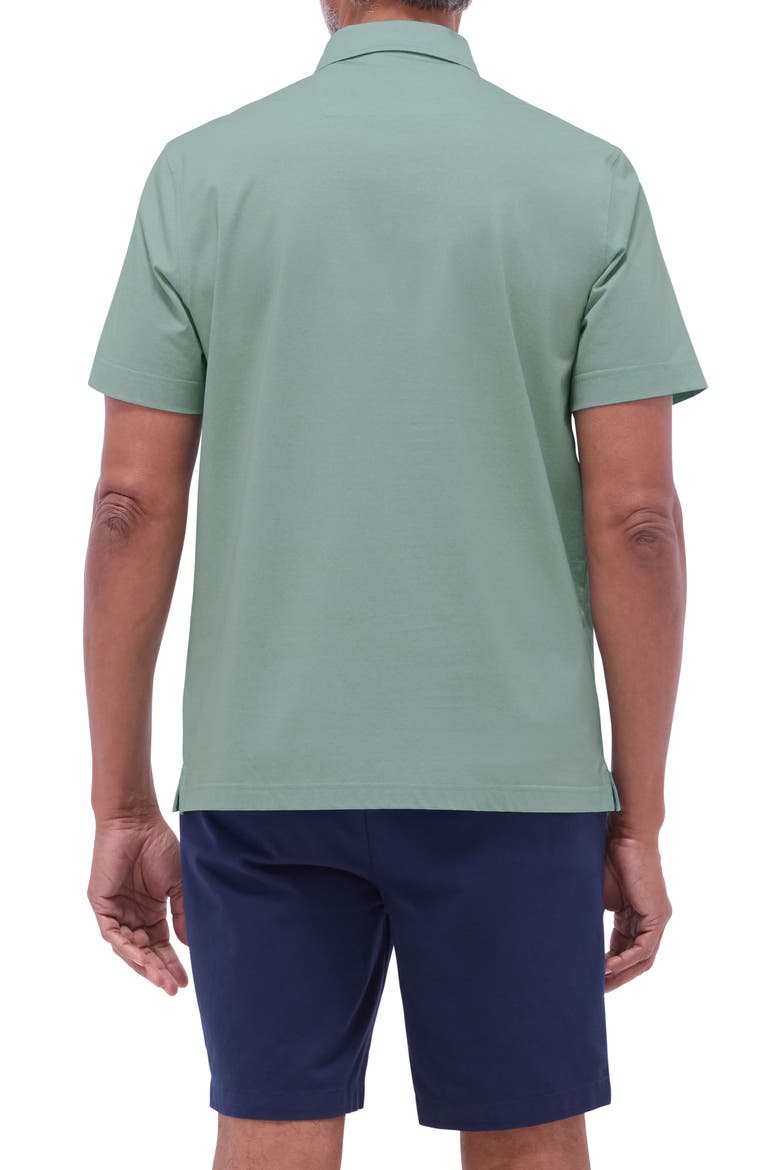 Vincent OoohCotton® Double Knit Solid Polo, Alternate, color, MENTHOL
