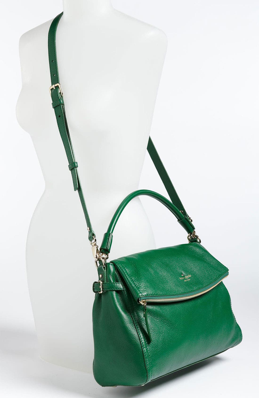 'cobble hill - little minka' satchel, Alternate, color, FOREST