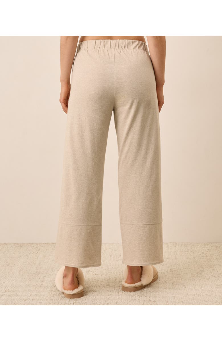 Pact Organic Staycation Sleep Pant, Alternate, color, Flax Heather