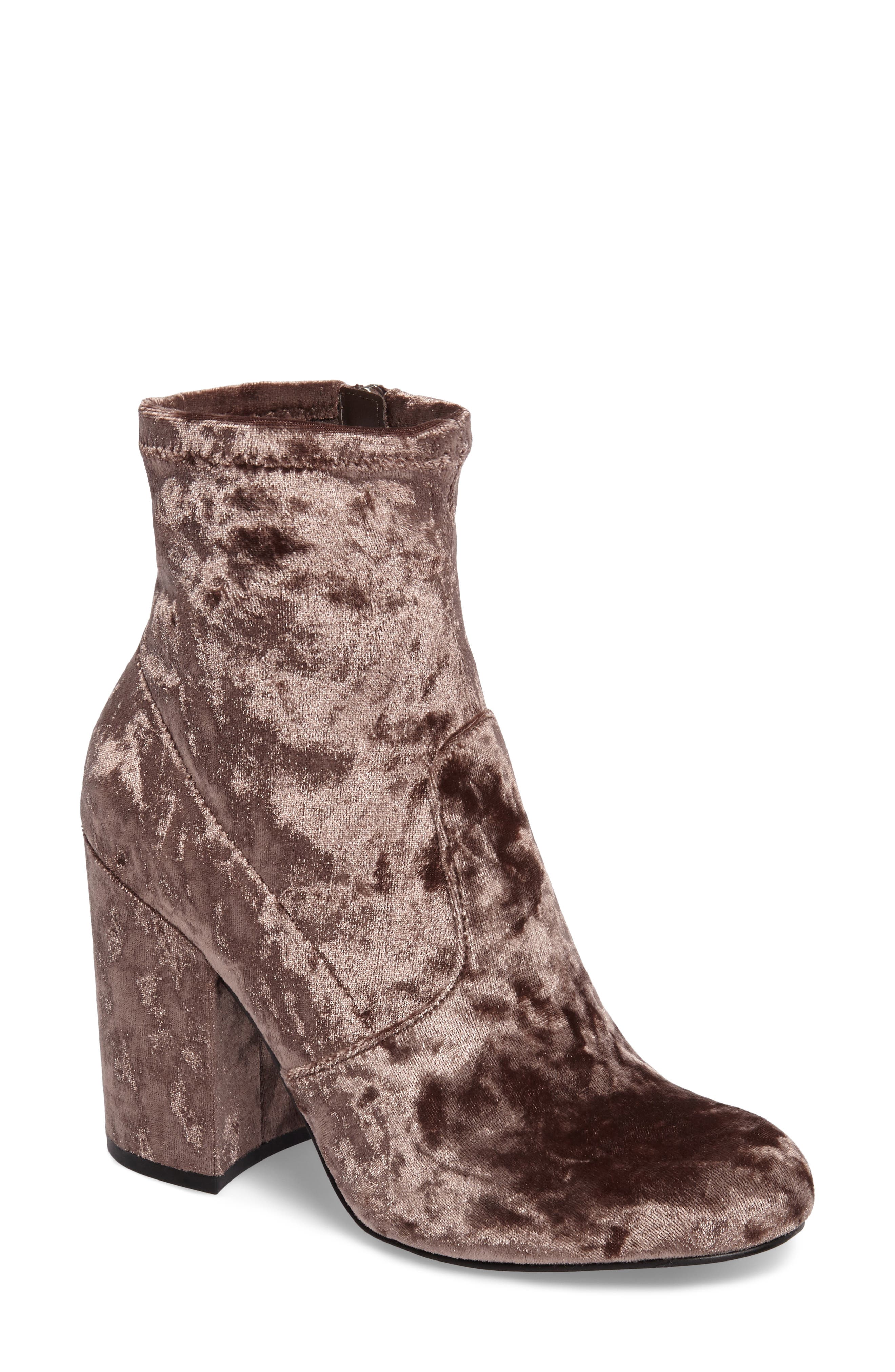 Gaze Bootie, Main, color, MUSHROOM VELVET