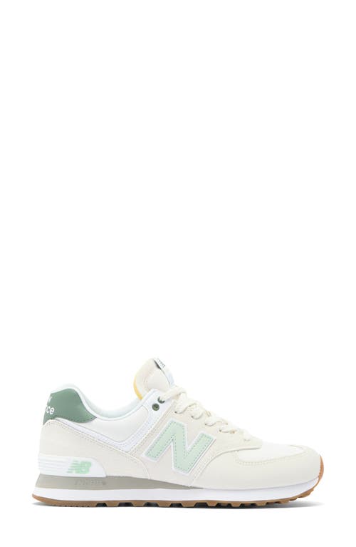 New Balance 574 Panelled Brushed Suede Sneakers