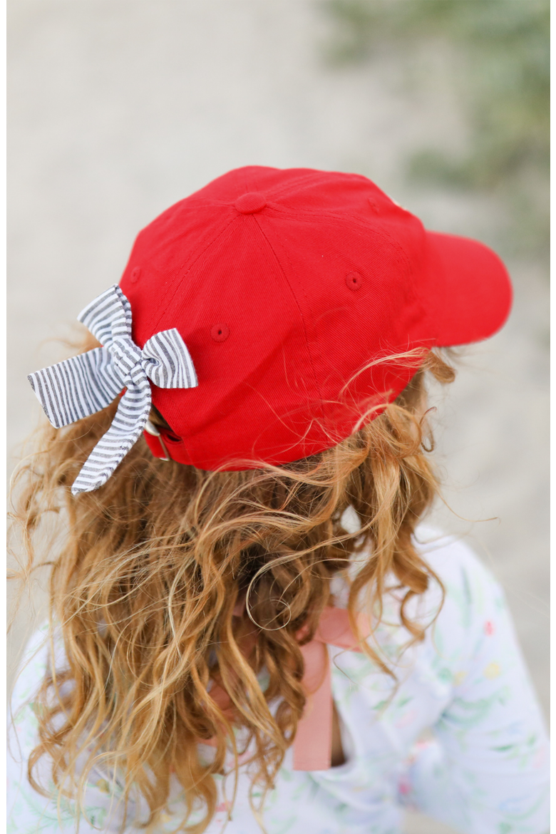 Georgia Bulldogs Bow Baseball Hat, Alternate, color, Red