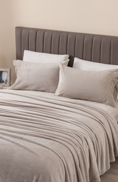 Solid Plush Velour Sheet Set
