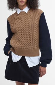 Barbour Ester Colorblock Wool & Cashmere Blend Sweater