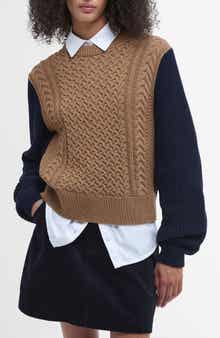 Barbour Ester Colorblock Wool & Cashmere Blend Sweater