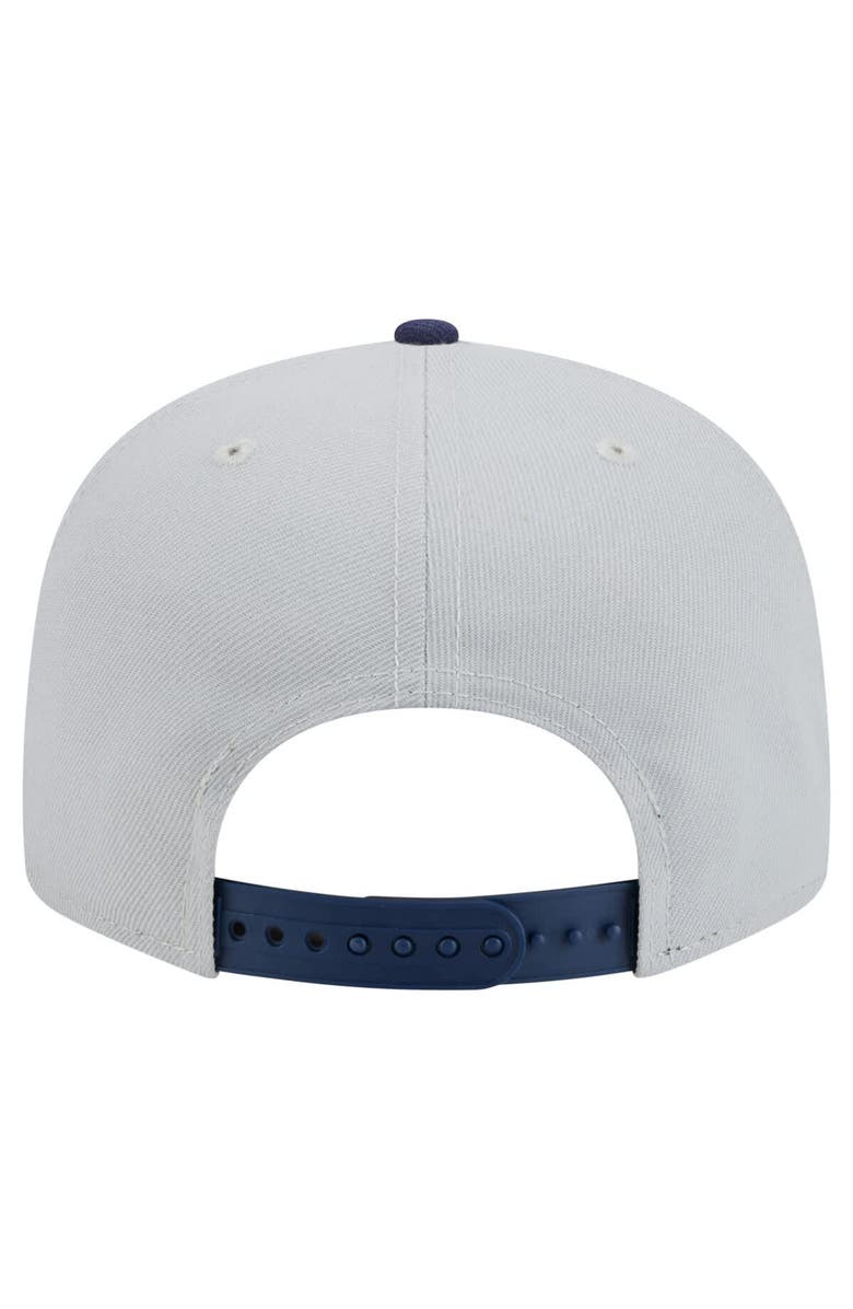 New Era Men's New Era Gray/Navy New Orleans Pelicans Color Pack 2-Tone 9FIFTY Snapback Hat, Alternate, color, 