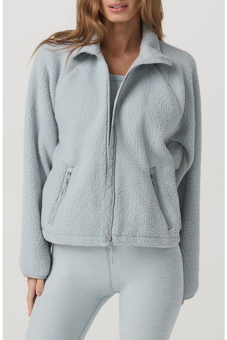 Alpine Full Zip Jacket, Main, color, BLUE HAZE