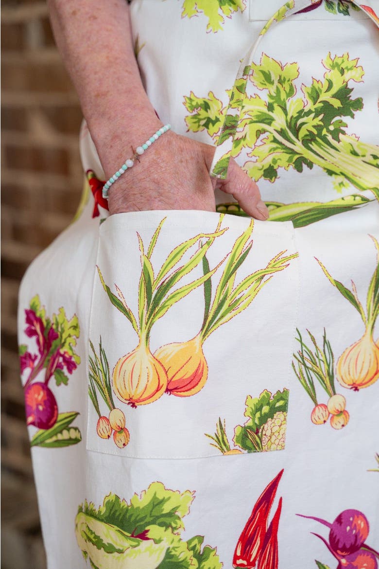Farm Fresh Chef Apron, Alternate, color, White