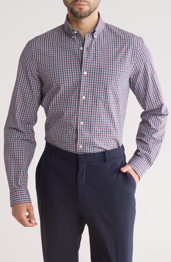 Russet Rack NORDSTROM RACK Russet Trim Fit Button-Down Shirt | Nordstromrack