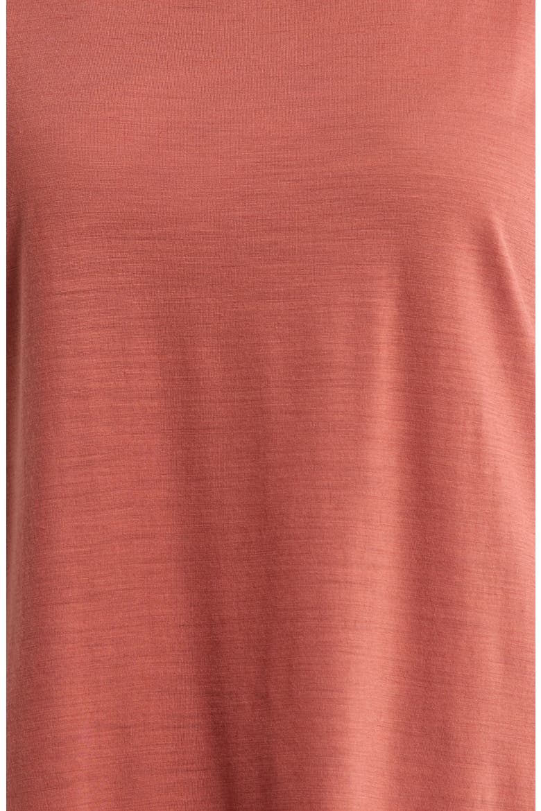 Ultralite High Neck Merino Wool Blend Tank, Alternate, color, BURNT SIENNA