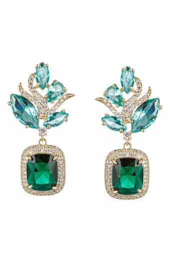 EYE CANDY LOS ANGELES Baroque Statement Drop Earrings