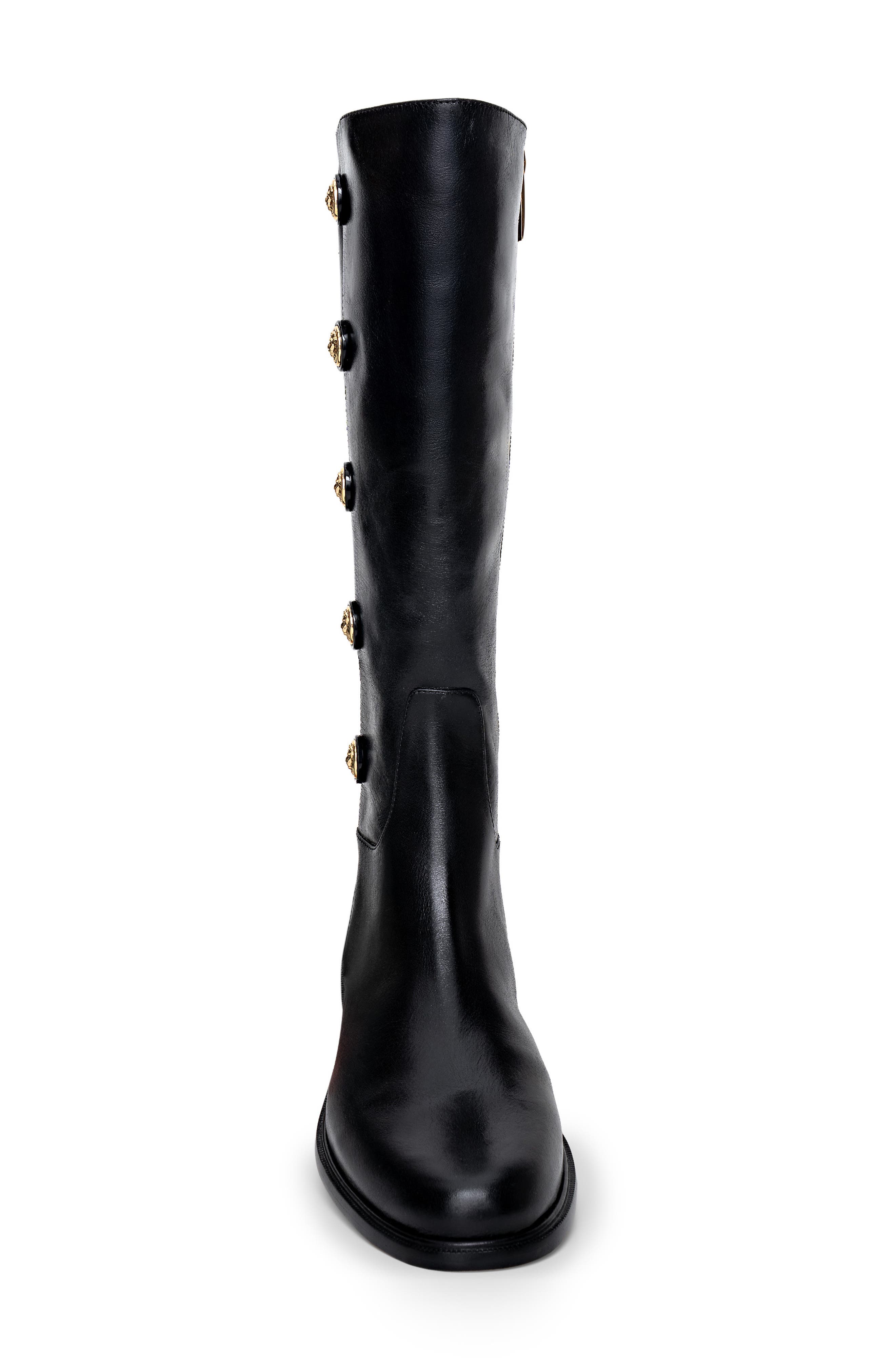 Oceana Knee High Boot, Alternate, color, BLACK PATENT
