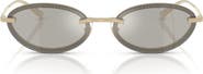 Jimmy Choo Zina 59mm Oval Sunglasses