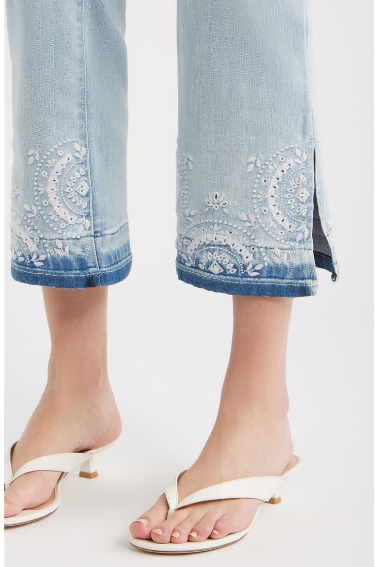 Bennett High Waist Ankle Barely Bootcut Jeans, Alternate, color, POWDER BLUE ARTISANAL