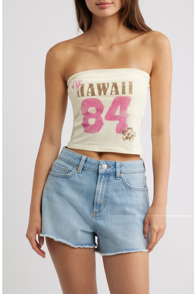 Hawaii 84 Tube Top, Main, color, YELLOW