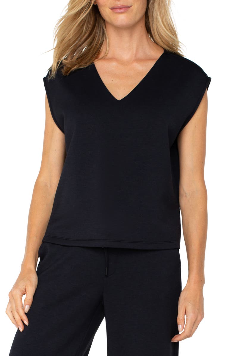 Liverpool Los Angeles V-Neck Jersey Top, Main, color, 