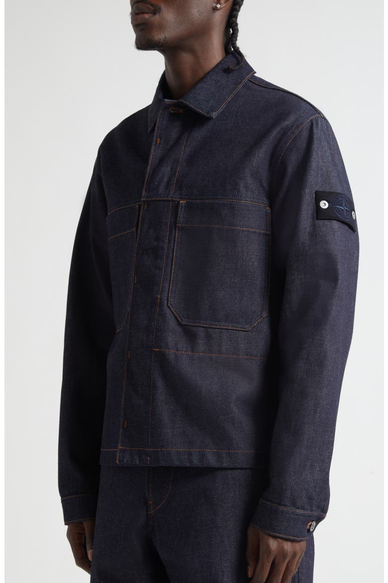 Denim Jacket, Alternate, color, VJ200 INDIGO DENIM-RAW