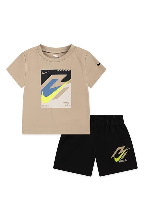 Speed Lock Up Dri-FIT Graphic T-Shirt & Shorts Set (Baby)