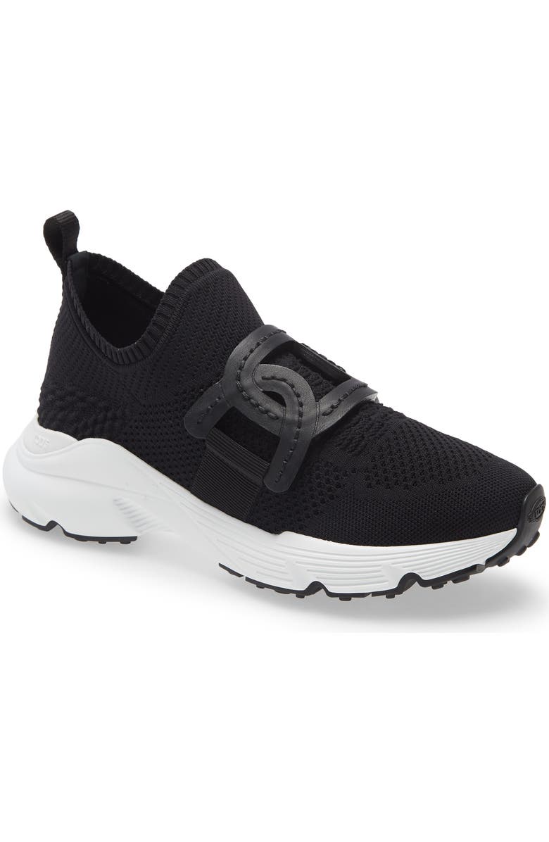 Tod's Kate Chain Detail Sneaker, Main, color, Black