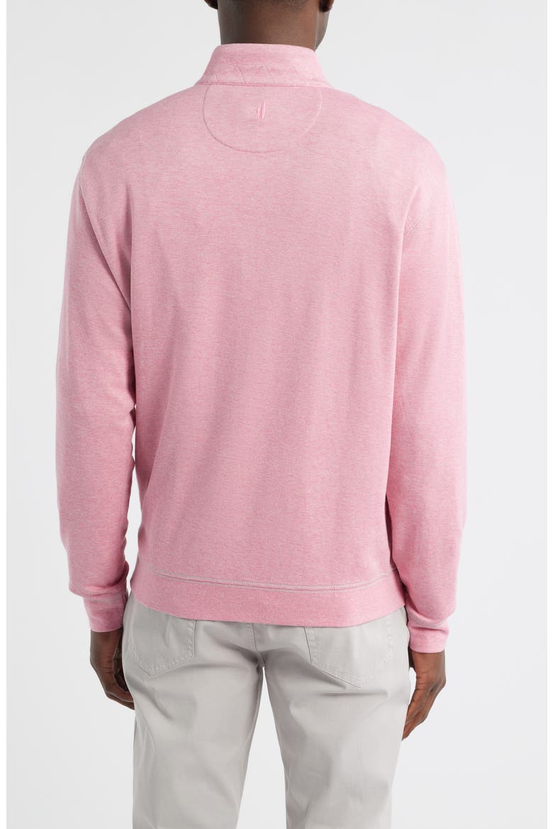 Hanks Heathered Quarter Zip Pullover, Alternate, color, BERRY