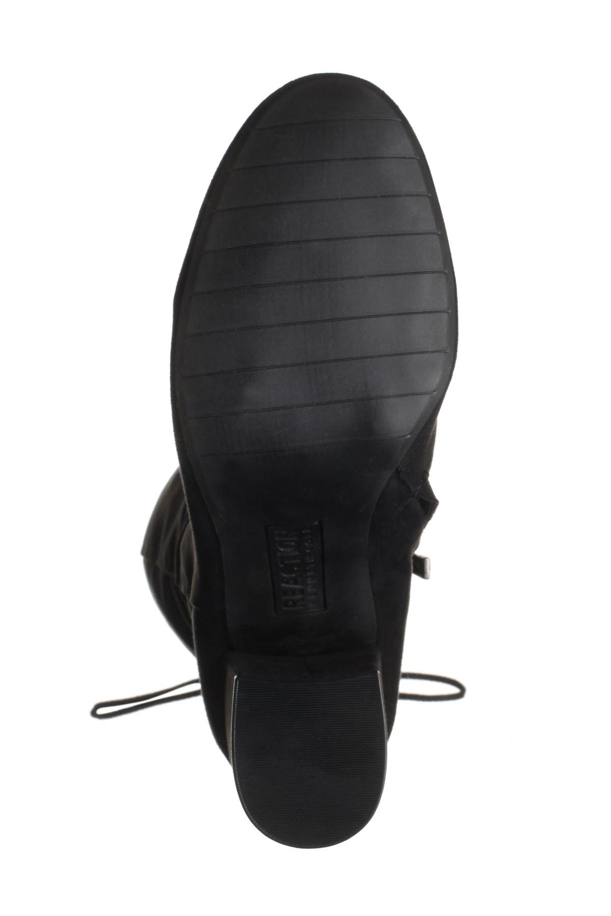 Reaction Kenneth Cole Corie Suede Tall Lace-Up Boot (Women) | Nordstromrack