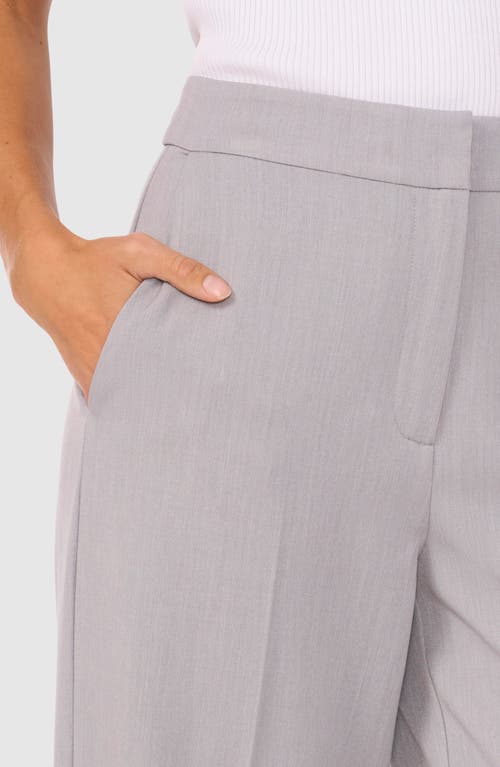 Shop Halogen ® Cuff Wide Leg Pants In Ultimate Grey