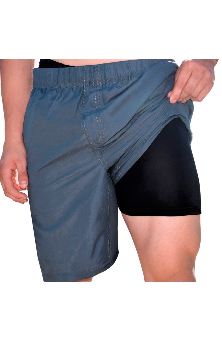 CITY THREADS Quick-Dry Separate Swim Liner for Under Trunks, Main, color, Black