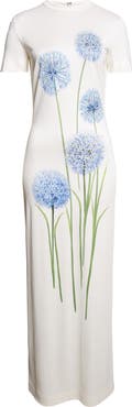 Oscar de la Renta Allium Stretch Jersey Dress