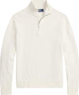Polo Ralph Lauren Quarter Zip Cotton Sweater