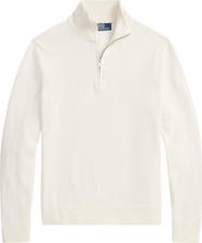 Polo Ralph Lauren Quarter Zip Cotton Sweater