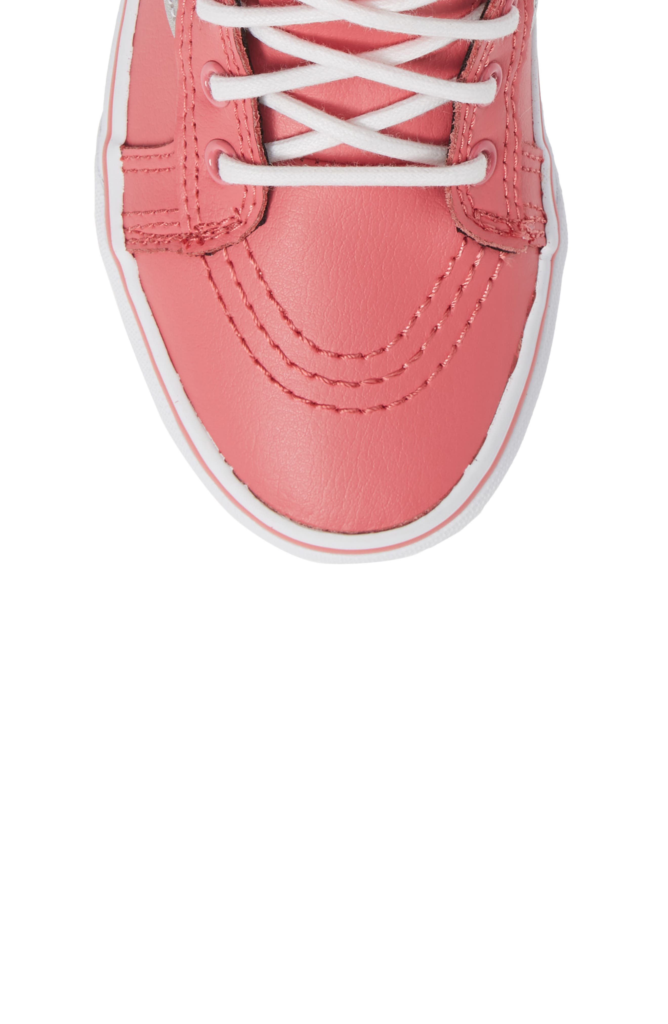 SK8-Hi Sneaker, Alternate, color, METALLIC/ TRUE WHITE/ ROSE