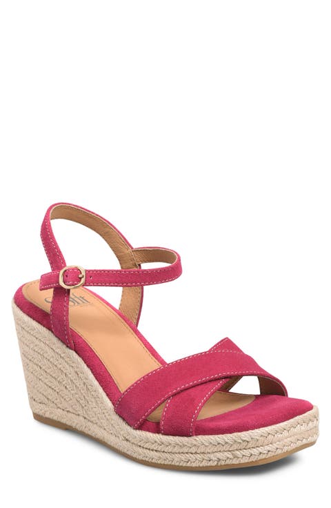 Neely Ankle Strap Platform Espadrille Sandal (Women)