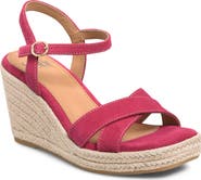 Söfft Neely Ankle Strap Platform Espadrille Sandal