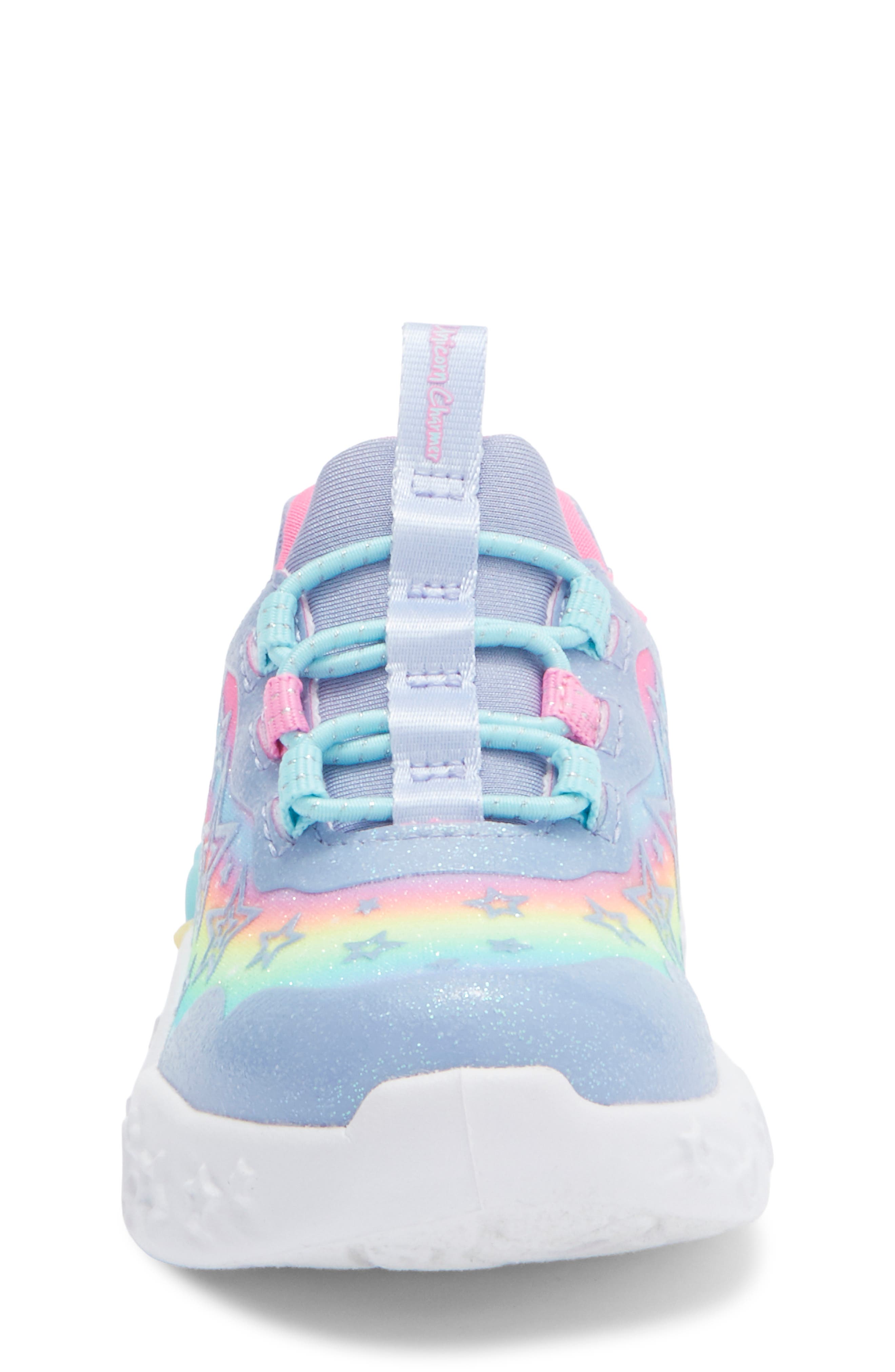 Kids' Charmer Lil' Starlite Light Up Sneaker, Alternate, color, BLUE MULTI