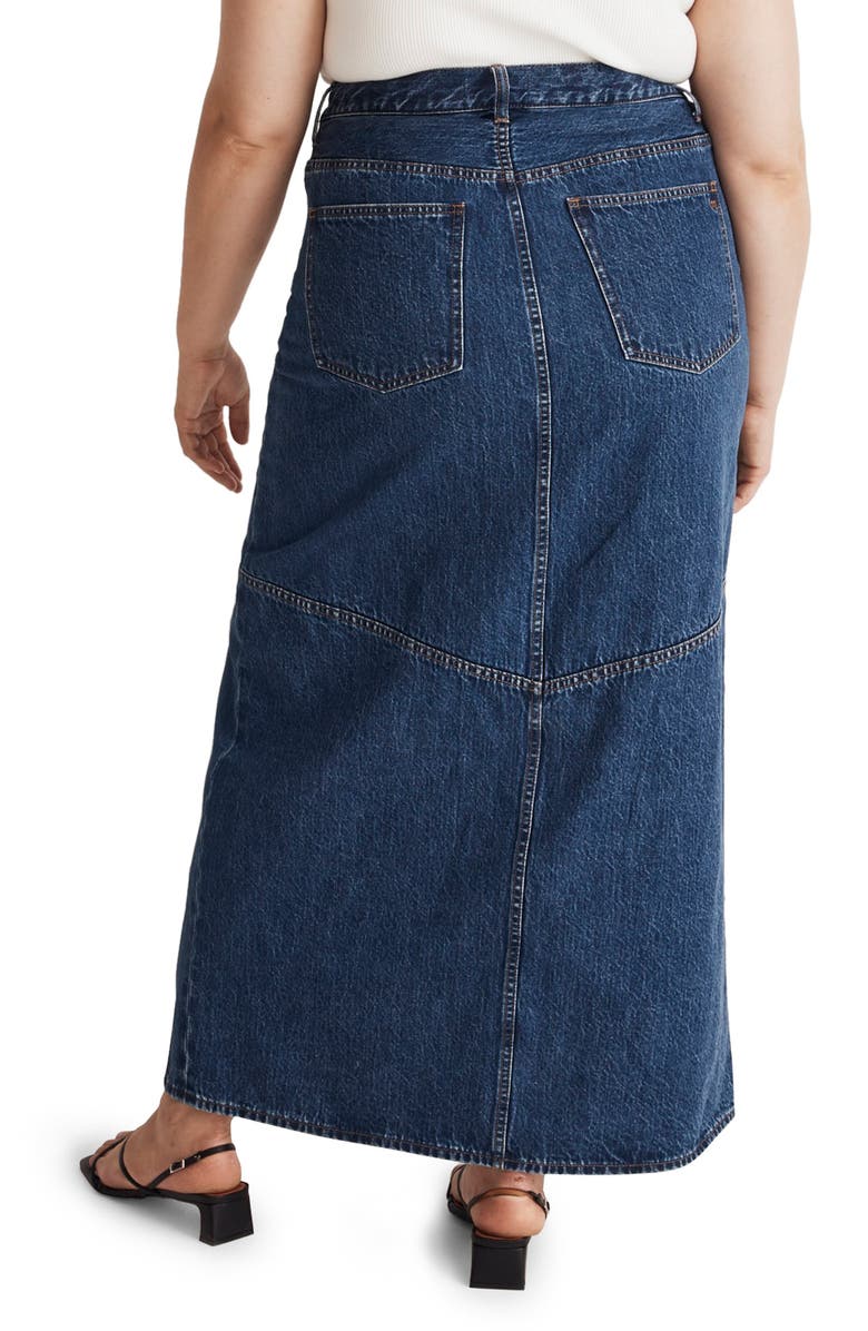 Madewell Denim Maxi Skirt, Alternate, color, 