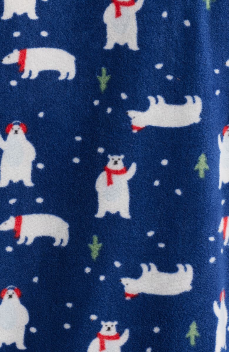 SLEEPHERO Polar Bear Fleece Pajamas, Alternate, color, Warm Polar Bear