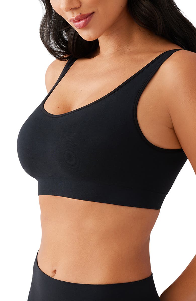 Wacoal Feeling Flexible Full Bust Bralette, Alternate, color, Black