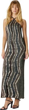 Missoni Long Dress With Wave Pattern
