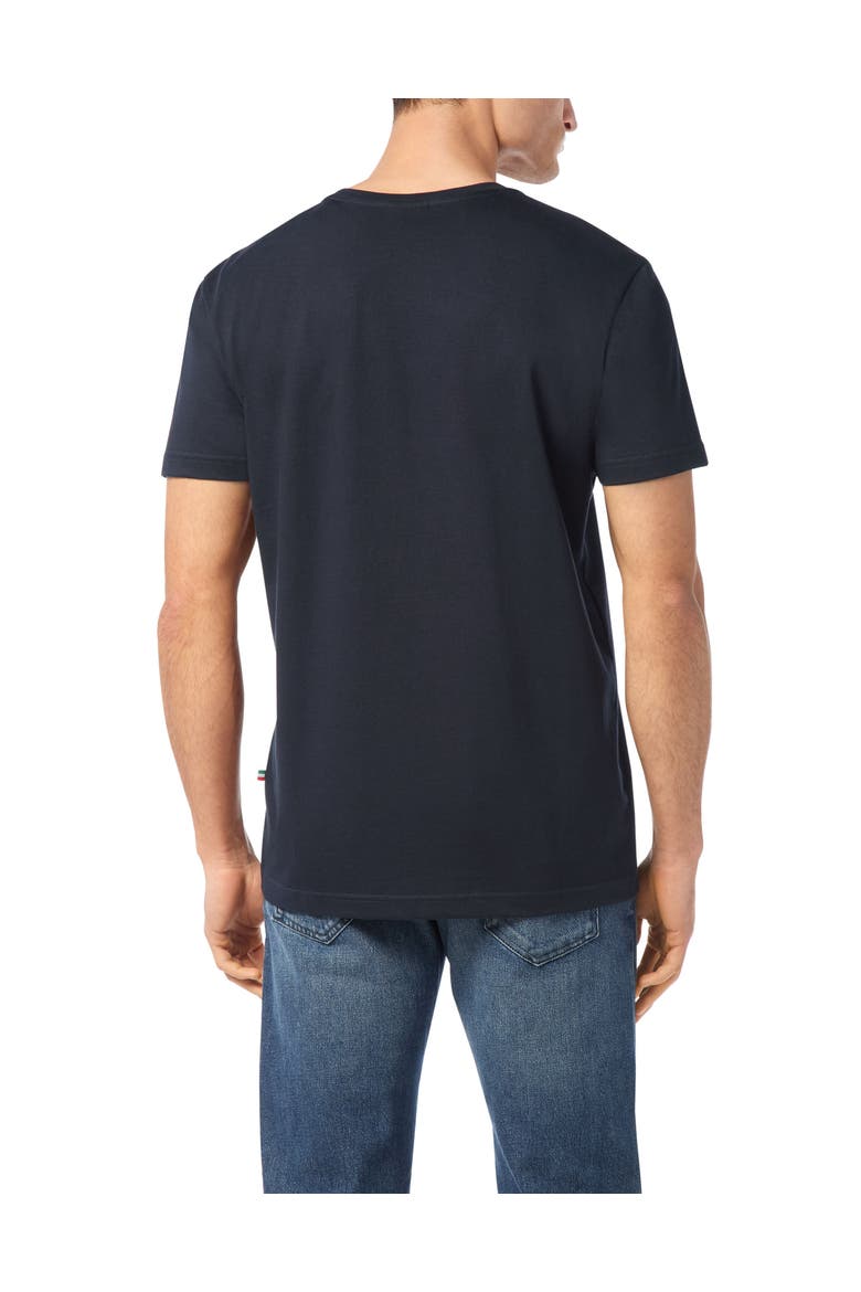 T-Shirt Round Neck Men, Alternate, color, darkblue