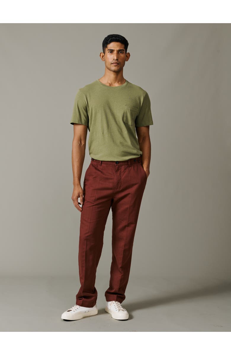Aubin Pasmore Slim Leg Suit Trouser, Alternate, color, Brown