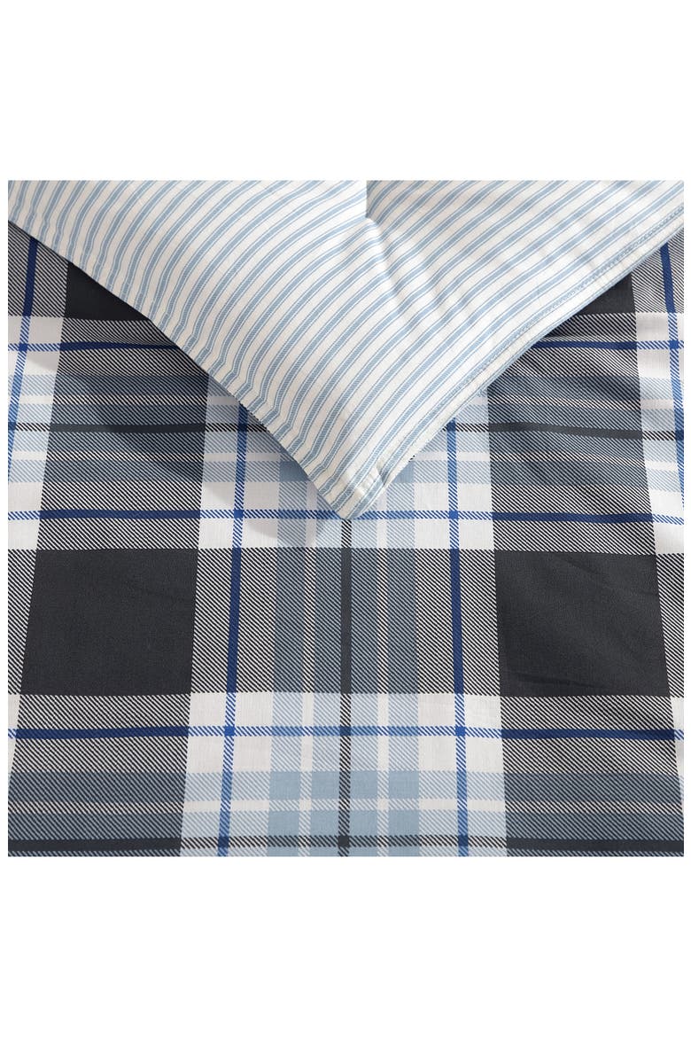 Lewis Plaid Comforter and Sham Set, Alternate, color, ATLANTIC