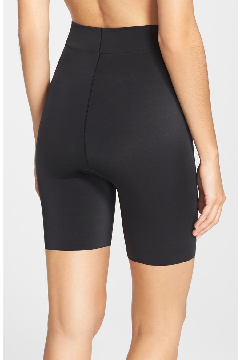 Mother Tucker Shortie High Waist Compression Shorts, Alternate, color, BLACK