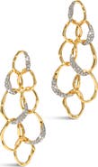 Alexis Bittar Solanales Crystal Linked Orb Drop Earrings