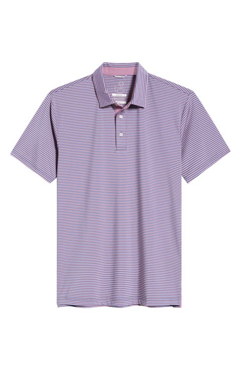 Smith Stripe Performance Golf Polo